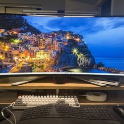 Alienware AW3821DW 38” Curved Ultrawide Gaming Monitor – 144Hz, G-SYNC Ultimate