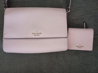 Pink Kate spade crossbody bag & matching wallet