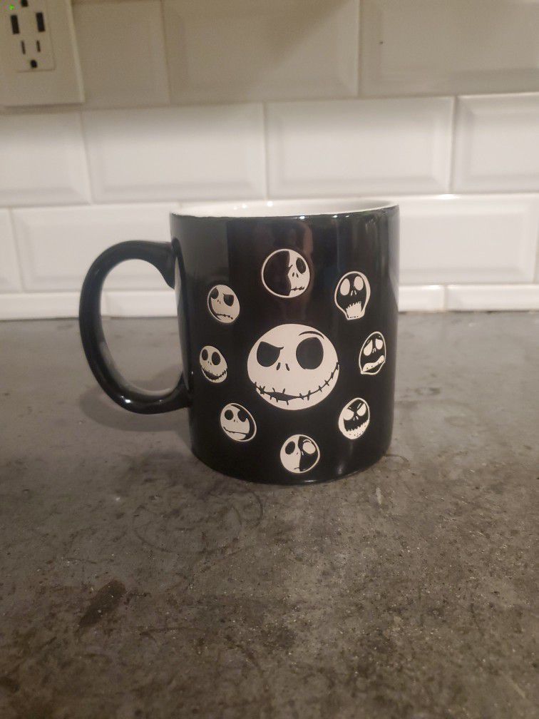 Disney "Nightmare Before Christmas" Jack Skeleton Moon Phases Coffee Mug.