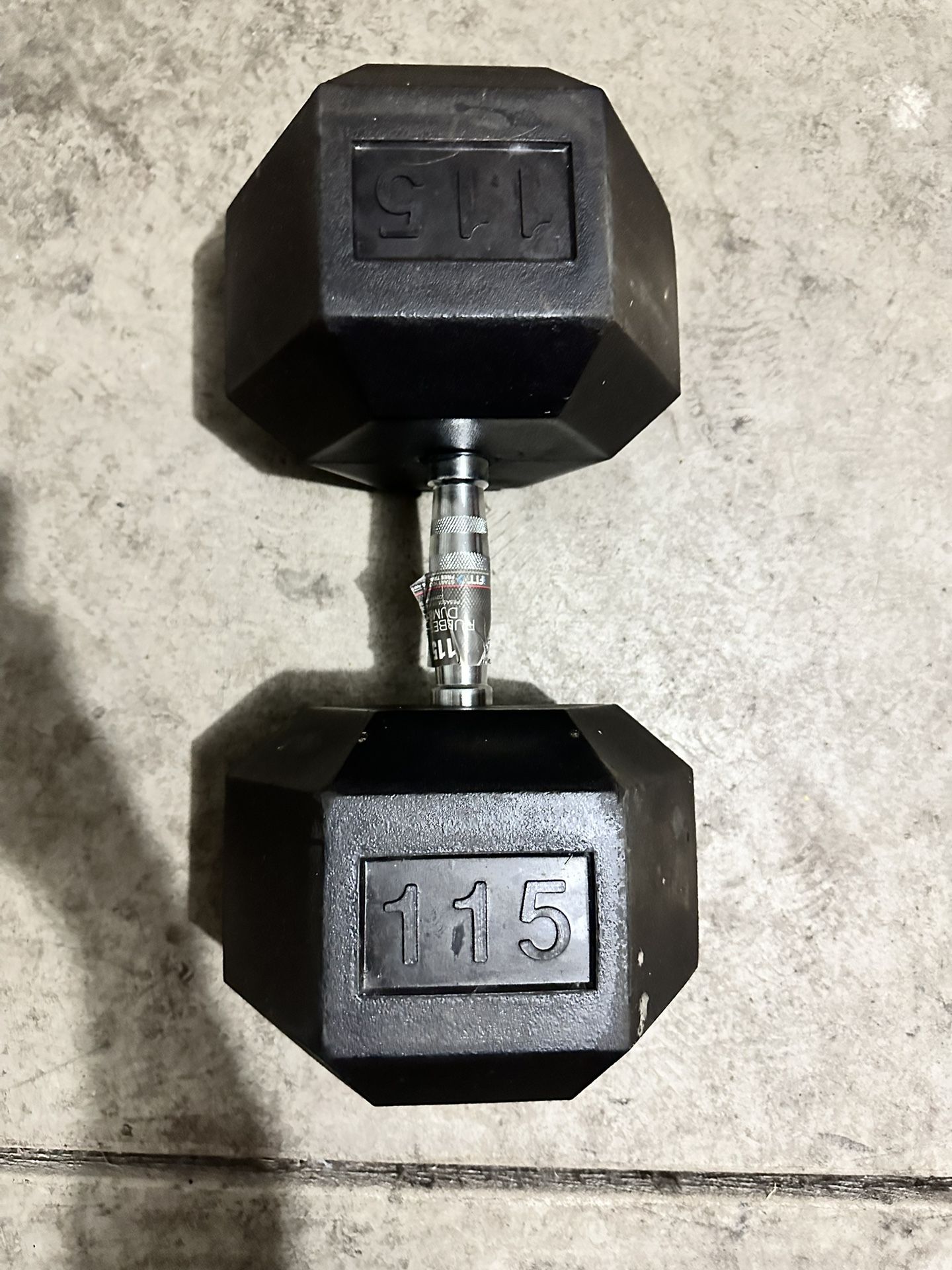 115 Pound Dumbbells 