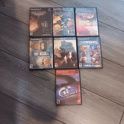 7 Complete Playstation 2 Games With Manual