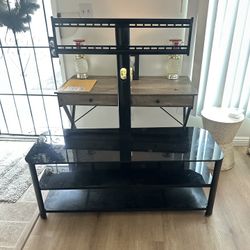 Black TV Stand