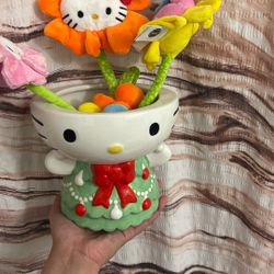 Hello Kitty Flower Pot 