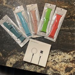 Apple Watch Bands/ Charging Cable (20 Pc  $50)