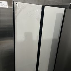 [PREMIUM WHITE GLASS]❄️Samsung - Bespoke Side-by-Side Refrigerator with Beverage Center