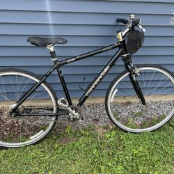 Mens Tall Frame Hybrid Bicycle 28” Wheel Cannondale Cad2 Front And Seat Post Suspension 7 Sp Ready To Ride