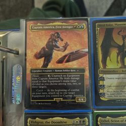Captain America And Atraxa Magic Cards