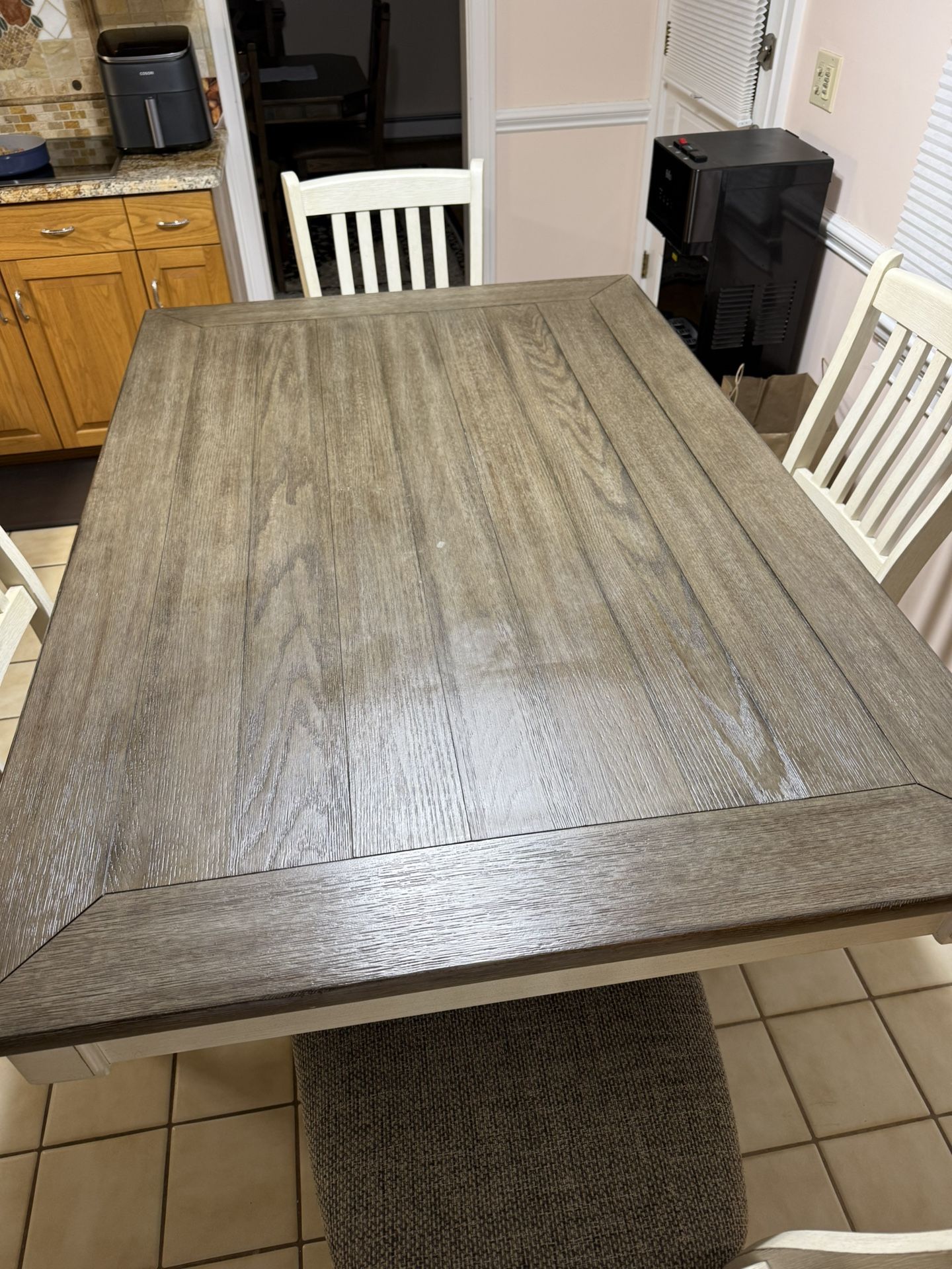 Kitchen/dining Wood Table And Chairs