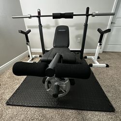 Complete Exercise, Workout, Weight Set, Equipment Set Up