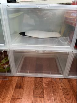 Stackable shoebox organizer $5 each