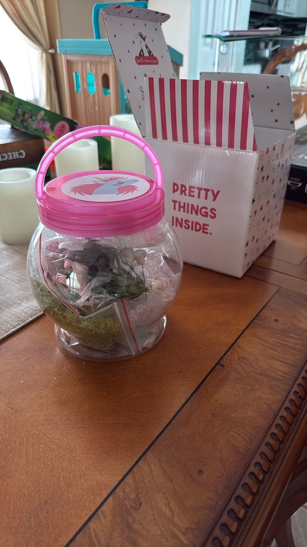 Amitie Lane DIY Unicorn Terrarium