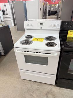 Kenmore White Electric Coil Range