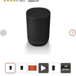 Sonos 2 Bluetooth Portable Speaker