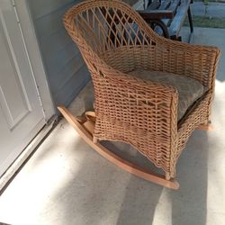 Wicker Rocker 1940's