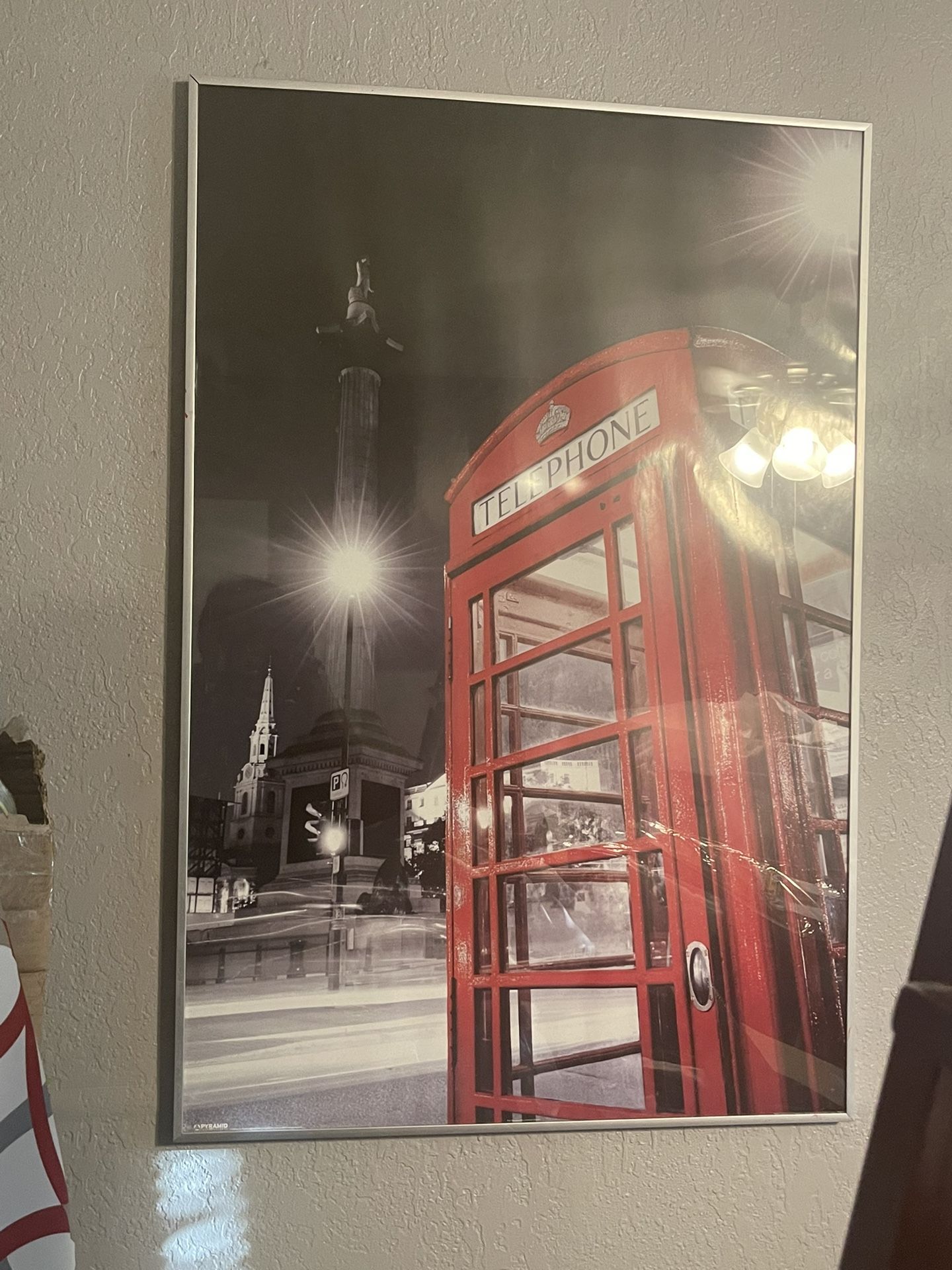 IKEA Red Phone Booth and Red Bus Picture