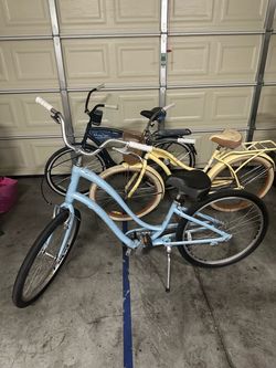 Instant Family Cruiser Bike Fleet! Trek and Huffy  Beach cruisers. I want to sell them all together  but ( will sell separately )