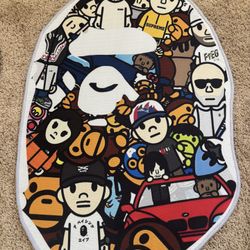 BAPE HEAD RUG