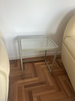 Cristal top side tables