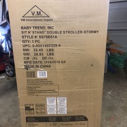 BabyTrend Twin Stroller From Smoke And Pet Free