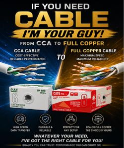 CAT6 Ethernet Cable 1000ft UTP