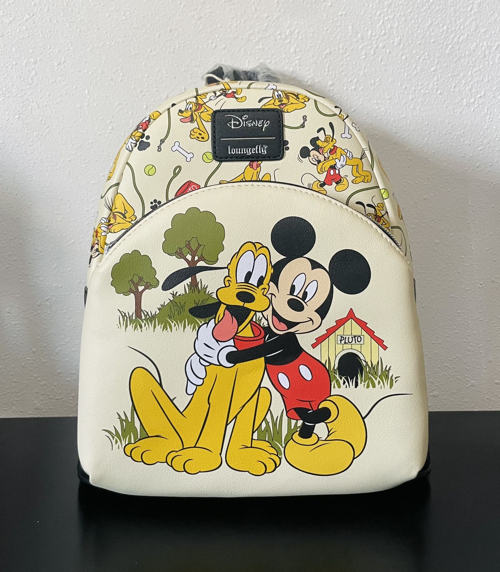 Loungefly Disney Mickey Mouse & Pluto Mini Backpack - www  display picture 1
