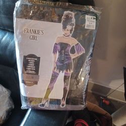 Costume Women Frankenstein Girl Size Medium 