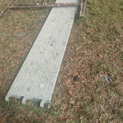 Scaffold And Aluminum Board