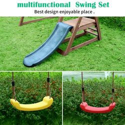 Kids Swing Set With A Slide