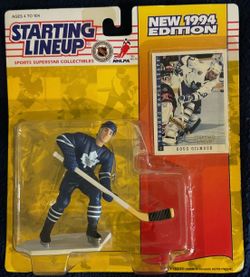 Doug Gilmour 1994 Starting Lineup Toronto Maple Leafs NHL Sealed Figure & Card
