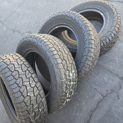 Set. Tires.  255. 70. 18.  Hankook Dinapro 