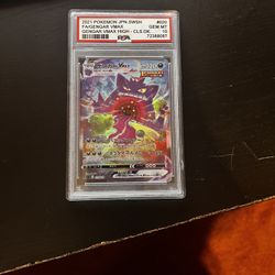 Genger Vmax Pokémon Card Psa 10