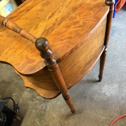 Vintage Wood Smoking Stand