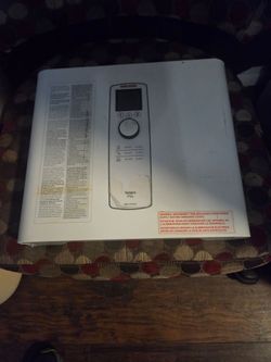 Water heater  tankless electric