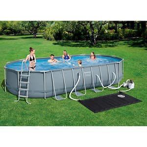  Bestway Power Steel 22' x 12' x 48" Above Ground Pool Set