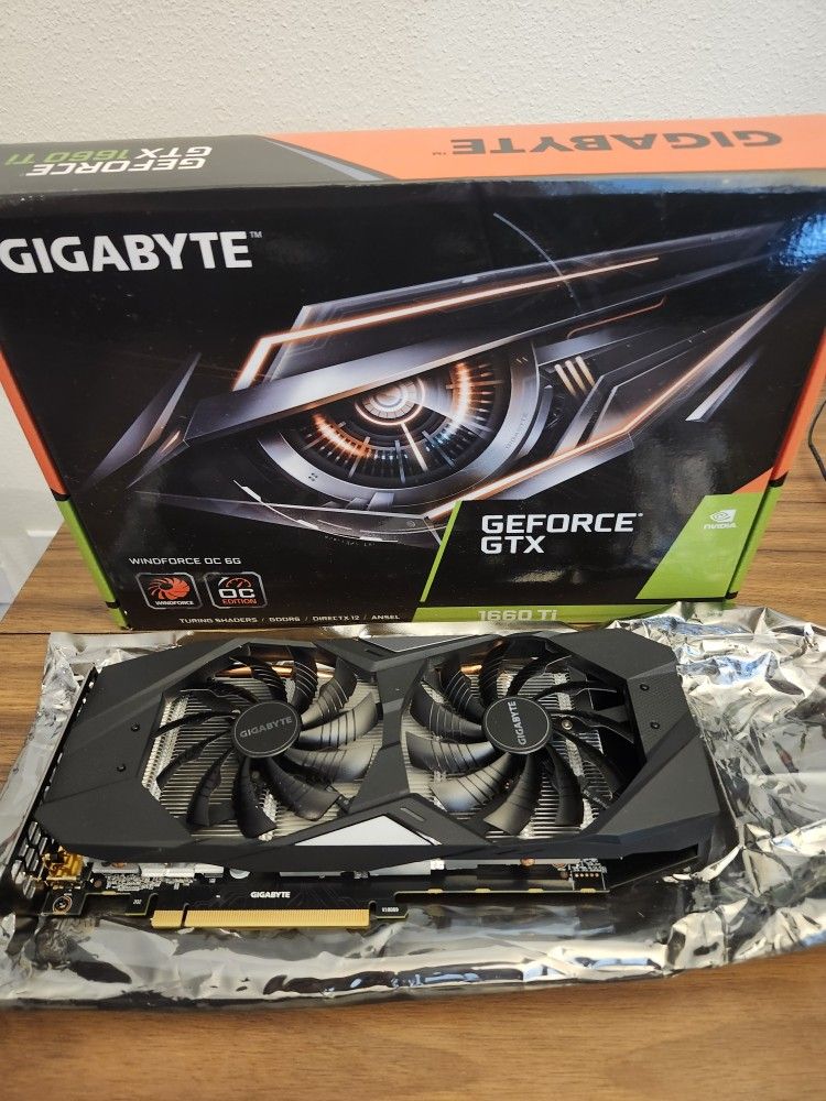 1660 Ti Nvidia GPU 6GB