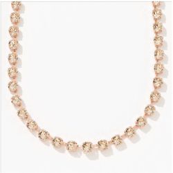 Touchstone Crystal Glitz Blush Necklace