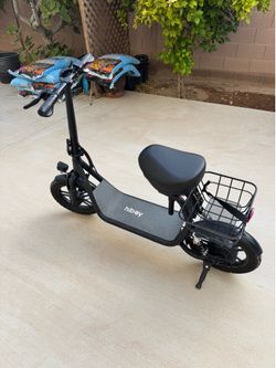 Hiboy Electric Scooter w/ Seat for Adults 500W 20MPH 22 Miles Foldable Design