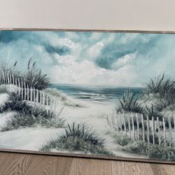 Beach Wall Art - Canvas Print, 3D Like An Oil Painting