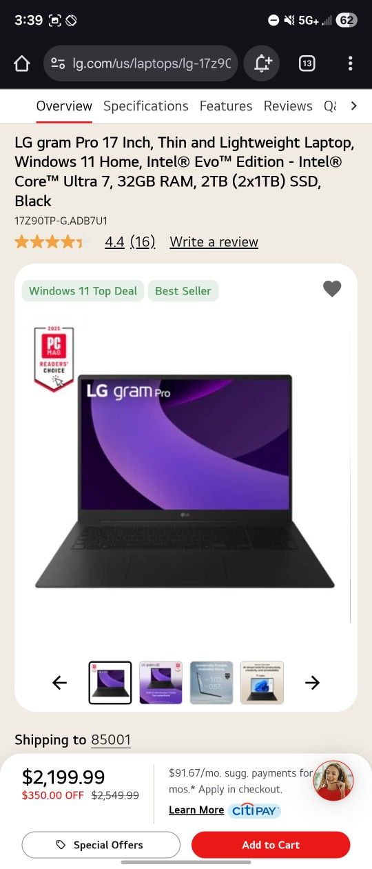 LG Gram Pro 17 (2025)