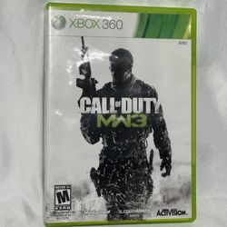 Xbox 360 Call Of Duty Modern Warfare 3 