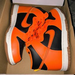 Orange And Black Dunks 3.5