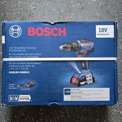 Bosch 18v Variable Speed Brushless Cordless Hammer Drill 