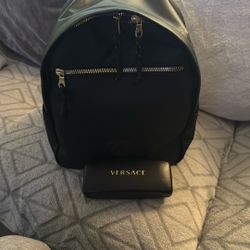 Versace, Backpack And Glasses