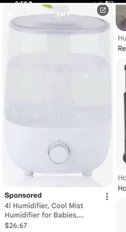 4L Cool Mist Humidifier