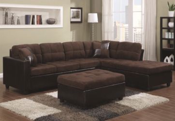 New brown or tan sofa sectional