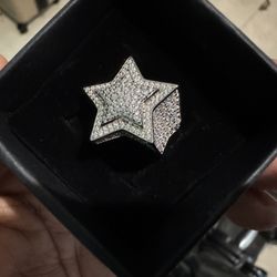Star Moissanite Ring