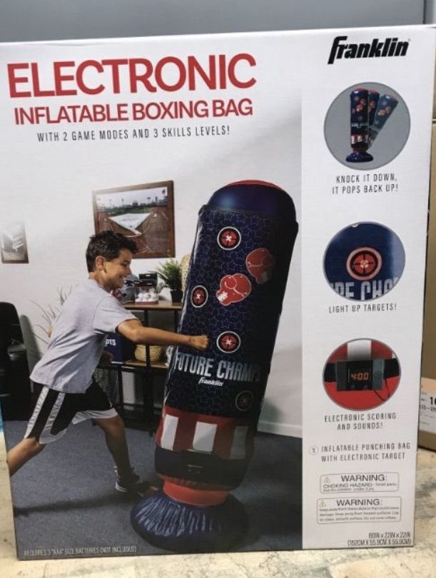Franklin Sports Electronic Inflatable Boxing Bag