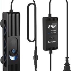 Aquarium U-V Light, Algae Control Light with 1-24H Timer, Green Water Clean Lamp