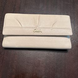 coach money wallet Leather