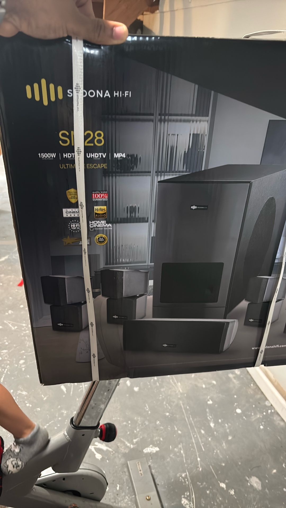 brand new home movie theater